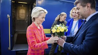 Von der Leyen in Kiew eingetroffen