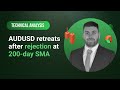 Technical Analysis: 01/03/2024 - AUDUSD retreats after rejection at 200-day SMA