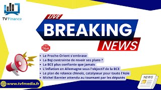 Proche-Orient, Japon, BCE, Chine, Barnier : Actualités du 1er octobre par Louis-Antoine Michelet