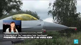 Première livraison d&#39;avions F-16 en Ukraine • FRANCE 24