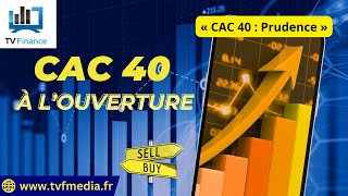 CAC40 INDEX Antoine Quesada : « CAC 40 : Prudence »