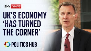Chancellor insists UK&#39;s economy has &#39;turned the corner&#39;
