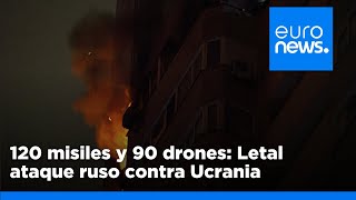 DIA Ataque masivo ruso con 120 misiles y 90 drones contra Ucrania en vísperas del milésimo día de gu…