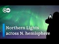 Rare solar storm brings aurora borealis to night sky | DW News