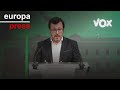 Vox avisa al PP de que apoyar un Gobierno del PSOE y PNV contribuiría al crecimiento de Bildu