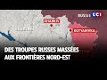 Des troupes russes massées aux frontières nord-est