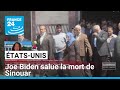 Joe Biden salue la mort de Sinouar, "obstacle" à la paix à Gaza • FRANCE 24