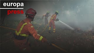 Se estabiliza el incendio forestal de la localidad valenciana de Ribarroja del Turia