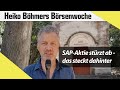SAP-Aktie stürzt ab - das steckt dahinter