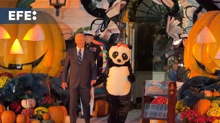 JOE Joe Biden y su esposa Jill celebran su último Halloween en la Casa Blanca