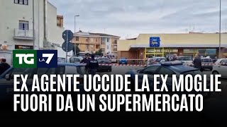 Ex agente uccide la ex moglie fuori da un supermercato