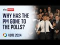 Why has the Prime Minister gone to the polls?