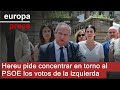 Hereu pide concentrar en torno al PSOE los votos de la izquierda y de "los sectores moderados"