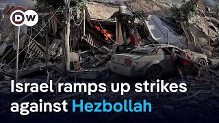 Israel&#39;s airstrikes hit Beirut as it aims to cripple Hezbollah | DW News