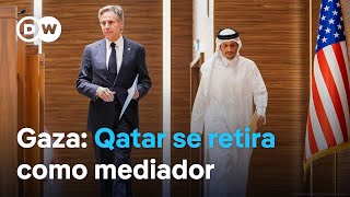 Qatar acusa a Israel y a Hamás de falta de voluntad sincera para negociar un alto el fuego