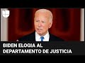 Biden elogia labor del Departamento de Justicia tras captura de 'El Mayo' y Joaquín Guzmán López