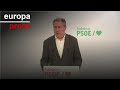 Espadas confirma que habrá andaluces en "puestos de salida" de la lista del PSOE a las europeas