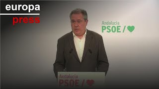 Espadas confirma que habrá andaluces en &quot;puestos de salida&quot; de la lista del PSOE a las europeas