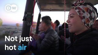 Female hot air balloon pilot in Turkey is a pioneer of the skies | Focus on Europe