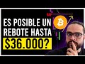 ⭕️¿SE ACABÓ LO PEOR?⭕️ Bitcoin Muestra señales de REBOTE AL ALZA luego del minimo de ayer...