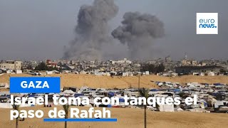 Israel iza la bandera en Rafah tras rechazar un alto el fuego y seguir atacando la zona