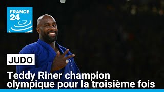 Judo : Teddy Riner champion olympique des lourds pour la troisième fois • FRANCE 24