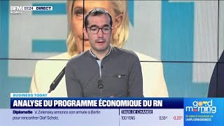 Sylvain Bersinger (Asterès) : Analyse du programme économique du RN