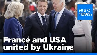 Ukraine dominates President Biden&#39;s state visit to France