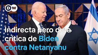 S&U PLC [CBOE] Biden: &quot;todos los motivos&quot; para pensar que Netanyahu prolonga la guerra en Gaza para su beneficio