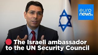 🔴 LIVE - Israeli Ambassador Danny Danon at the Security Council Meeting | euronews 🇬🇧