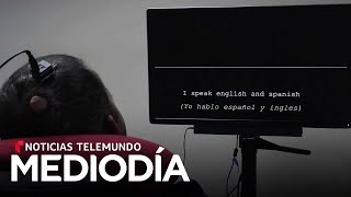 CHIP Un hombre paralizado puede comunicarse en inglés y español gracias a un chip | Noticias Telemundo