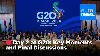 ENERGY 🔴 LIVE | G20 Rio Day 2 – Leaders Arrive, Energy Talks, Development Goals and Final Ceremony