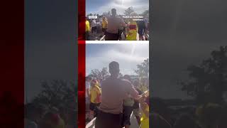 COPA HLD. Fans climbed into ventilation shafts to get into the Copa America final. #BBCNews #Miami