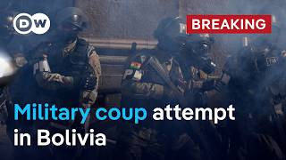 Military coup attempt in Bolivia – President Arce warns of &#39;irregular&#39; military action | DW News