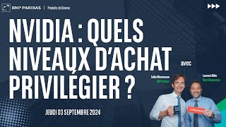 NVIDIA CORP. Nvidia : Quels niveaux d’achat privilégier ? - 100% Marchés - soir - 03/10/2024