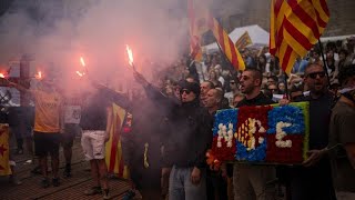 Journée nationale de la Catalogne : des milliers de personnes dans les rues espagnoles