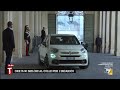 Quirinale, l'arrivo di Giorgia Meloni in Fiat 500