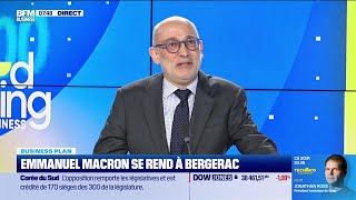 EDEN Thierry Regond (Cluster Eden) : Emmanuel Macron se rend à Bergerac