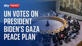 Watch live: UN Security Council votes on a new Gaza ceasefire resolution proposed by the US