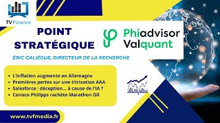 SALESFORCE INC. Phiadvisor Valquant, Éric Galiègue : « Inflation, Titrisation AAA, Salesforce, Marathon Oil »