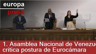 Asamblea Nacional de Venezuela condena la resolución de la Eurocámara que reconoce a González