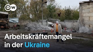 Ukrainische Arbeitgeber suchen händeringend nach Arbeitskräften | DW Nachrichten