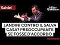 Salvini insiste col piano casa: "Landini è contrario? Preoccupante se fosse d'accordo"