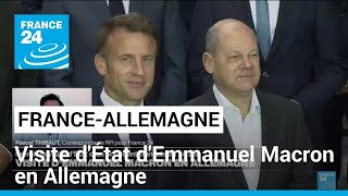 Emmanuel Macron en Allemagne pour la première visite d&#39;État d&#39;un président français en 24 ans