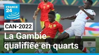 CAN-2022 : La surprenante Gambie se qualifie pour les quarts en dominant la Guinée (1-0)