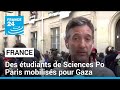France : des étudiants de Sciences Po Paris mobilisés pour Gaza • FRANCE 24