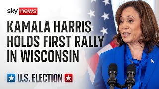 RALLY Kamala Harris holds first rally in battleground state