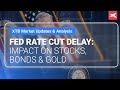 Fed Rate Cut Delay: Impact on Stocks, Bonds & Gold