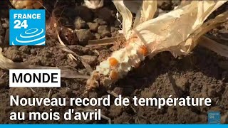 Climat : la planète a encore battu des records de températures au mois d&#39;avril • FRANCE 24