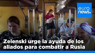 Zelenski urge la ayuda de los aliados para &quot;atacar profundamente dentro de Rusia ahora&quot;